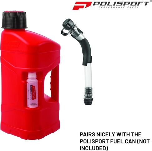 Polisport ProOctane Oil Mixer Bottle – 250ml Transparent Measuring Container – Fuel/Oil Mixing Tool for Off-Road Motorcycles & ATVs in Saudi Arabia