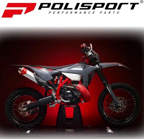Polisport ProOctane Oil Mixer Bottle – 250ml Transparent Measuring Container – Fuel/Oil Mixing Tool for Off-Road Motorcycles & ATVs in Saudi Arabia
