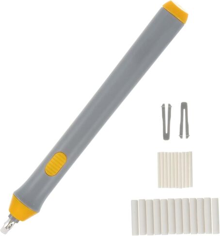 PRETYZOOM Electric Eraser for Artists Auto-Rotate Pencil Eraser Lightweight Grey for Sketching and Drafting Without Batteries Portable Correction Tool for Art and Office Use in Saudi Arabia