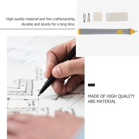 PRETYZOOM Electric Eraser for Artists Auto-Rotate Pencil Eraser Lightweight Grey for Sketching and Drafting Without Batteries Portable Correction Tool for Art and Office Use in Saudi Arabia