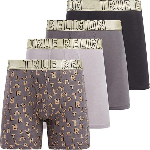 ملابس داخلية للرجال من True Religion مكونة من 4 قطع من الملابس الداخلية الرجالية القابلة للتمدد in Kuwait