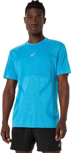 ASICS Men's Road Seamless Short Sleeve TOP Running Apparel in Saudi Arabia