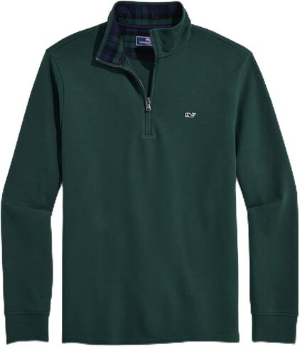 Vineyard Vines Mens Plaid Collar Saltwater Quarter-Zip in Saudi Arabia