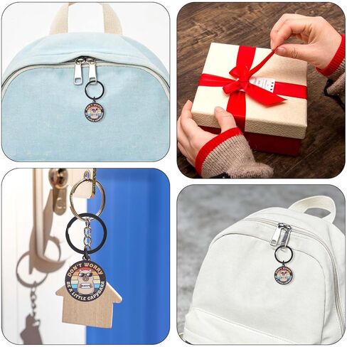 Capybara Keychain, Don’t Worry Be A Little Capybara Key Ring Funny Gift Stuff Cute Backpack Bag Charm Accessory for Women Men in Saudi Arabia