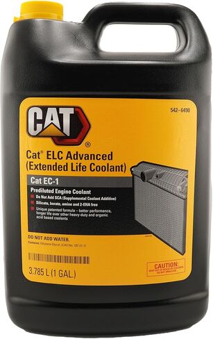CAT 542-6490 (5426490) Extended Life Coolant Advanced 50/50 Premix (1 Gallon Jug) Contains Bittering Agent in Saudi Arabia