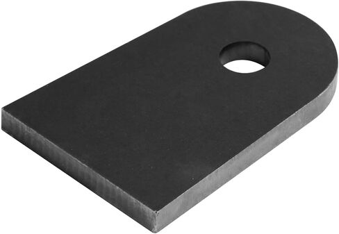6 Pack Weld-On Tabs, Flat Chassis Shock Mount Tabs, 3-1/2" Height, 1/2" Hole, 5/16" Thick in Saudi Arabia