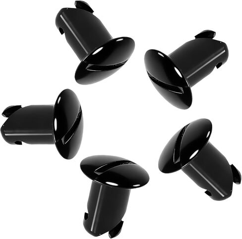 7075-Aluminum 5/16" Quarter Turn Dzus Fasteners, 500 Grip Button Oval Head Fastener, Black (10-Pack) in Kuwait