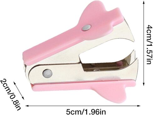 Pink Staple Remover Tool with Non-Slip Handle, Professional Grade for School, Office, Home Use, Stapler Removals Puller Tool in Saudi Arabia