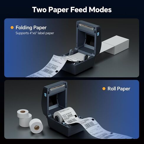 iDPRT Industrial High-Speed Thermal Printer - 8IPS, 203 DPI, for Large Warehouses & Logistics, USB/Ethernet, Supports 4.25" Wide Labels, Perfect for Barcode Shipping & Receipts in Saudi Arabia