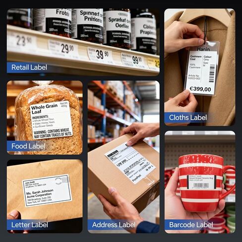 iDPRT Industrial High-Speed Thermal Printer - 8IPS, 203 DPI, for Large Warehouses & Logistics, USB/Ethernet, Supports 4.25" Wide Labels, Perfect for Barcode Shipping & Receipts in Saudi Arabia