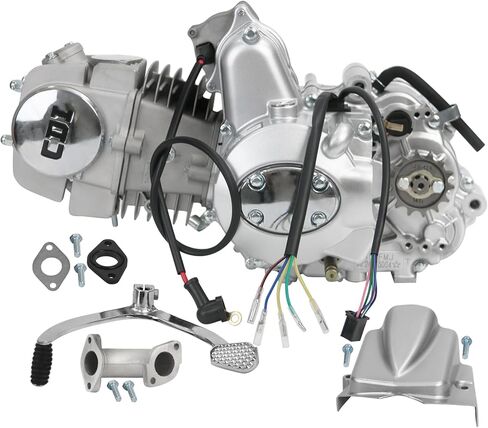 140cc سباق 4-السكتة الدماغية محرك شبه تلقائي عدة بدء تشغيل كهربائي 3 سرعات مع عكس لـ Go Kart ATV Quad Buggy Four Wheelers Cart Tricycle Taotao Coolster Kazuma Roketa ATC70 TRX90 ترقية 70-125cc in Saudi Arabia