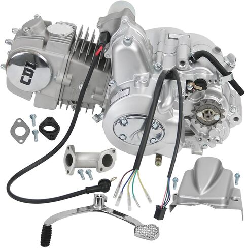 140cc سباق 4-السكتة الدماغية محرك شبه تلقائي عدة بدء تشغيل كهربائي 3 سرعات مع عكس لـ Go Kart ATV Quad Buggy Four Wheelers Cart Tricycle Taotao Coolster Kazuma Roketa ATC70 TRX90 ترقية 70-125cc in Saudi Arabia