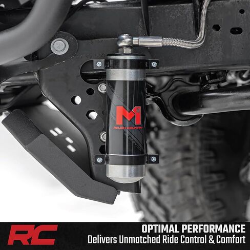 Rough Country M1R Monotube Front Shocks with External Reservoir for Jeep Gladiator JT (2020–2025) w/0-2.5" Lift - High-Performance Off-Road Shock Absorbers, 2-Pack in Saudi Arabia