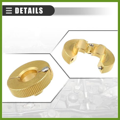 Universal 3/8 Oil Fuel Line Disconnect Tool, Transmissions Radiators Oil Cooler Lines Disconnect Tool, 3/8 Inch, Aluminium, 22930, Gold Tone Replace Parts Vehicle Components in Saudi Arabia