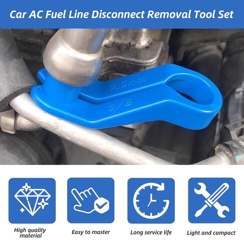 16PCS Car AC Fuel Line Disconnect Tool Set with Storage Box,Master Quick Disconnect Tool Kit,Valve Core Remover Tool Kit 1/4 5/16 3/8 1/2 5/8 3/4 7/8 Inch for Auto AC Repair,Transmission Cooler Lines in Saudi Arabia