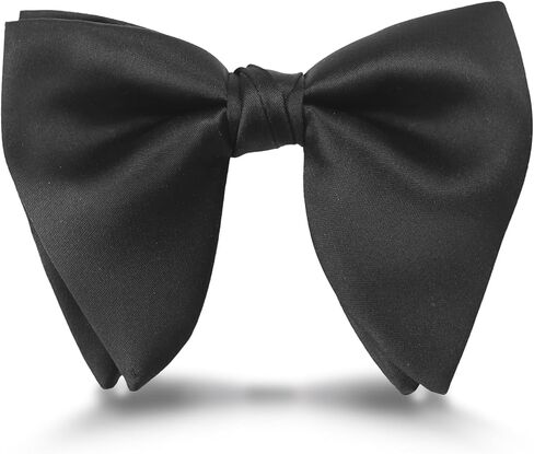 KOOELLE Black Bow Ties for Men – Pre-Tied Satin Wedding Accessory (Adjustable for Groomsmen & Prom) in Saudi Arabia