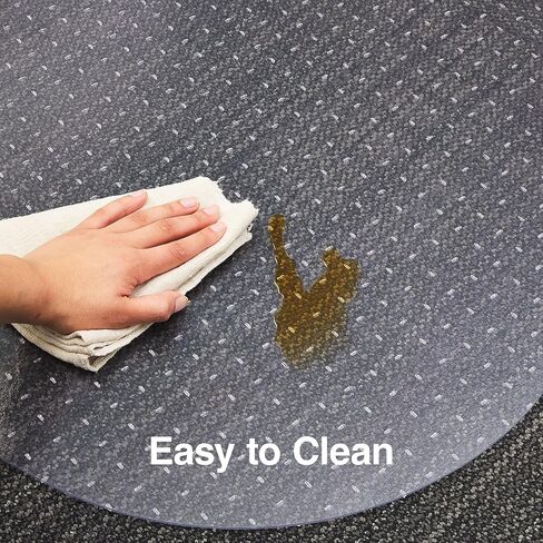 Staples™ Low Pile Chair Mat for L-Shaped Workstations, 66" x 60", Clear in Saudi Arabia