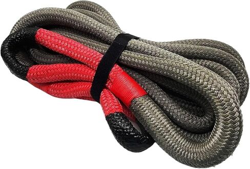 1pc Heavy Strength 25tons 32mm 9m Car Kinetic Vehicle Nylon Double Braided Recovery Towing Rope in Saudi Arabia