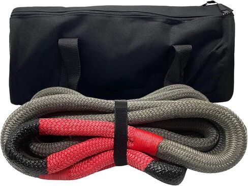 1pc Heavy Strength 25tons 32mm 9m Car Kinetic Vehicle Nylon Double Braided Recovery Towing Rope in Saudi Arabia