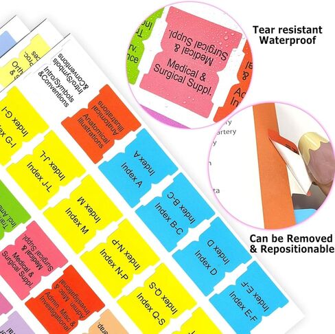 علامات تبويب الكتب لإصدار HCPCS Level II Expert 2026/2025 (AAPC)، و72 علامة تبويب كتب مرمزة بالألوان مع دليل المحاذاة وعلامات تبويب متينة وفارغة مغلفة (الكتاب غير متضمن) in Kuwait