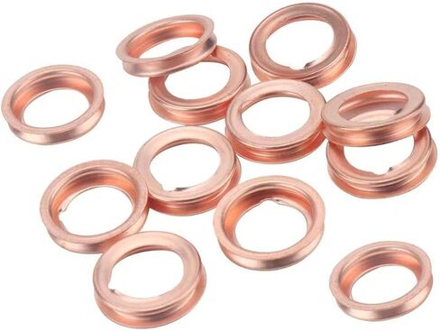 WZP 12PCS M12 Oil Drain Plug Crush Washer, Copper Crush Washer Seal Ring, Replace for 11026-01M02 11026-JA00A, Compatible with Nissan Rogue Sentra Xterra Altima Frontier Armada Infiniti G35 G37(Gold) in Saudi Arabia