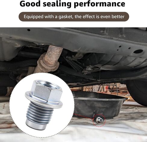 2PCS for Subaru Oil Drain Plug 32195AA021 with Washer Crush 803916010 Kit for Subaru 2017-2025 Forester, 2016-2025 Crosstrek, 2019-2025 Ascent in Saudi Arabia