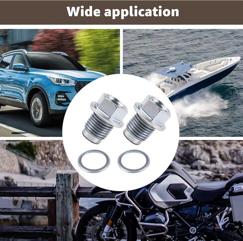 2PCS for Subaru Oil Drain Plug 32195AA021 with Washer Crush 803916010 Kit for Subaru 2017-2025 Forester, 2016-2025 Crosstrek, 2019-2025 Ascent in Saudi Arabia
