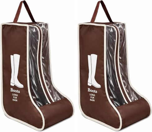 2 Pack Tall Boots Storage, Portable Dust Proof Boot Storage Bags, Shoe Cover Protector Bag for Boots Organizer for Travel and Daily Use in Saudi Arabia