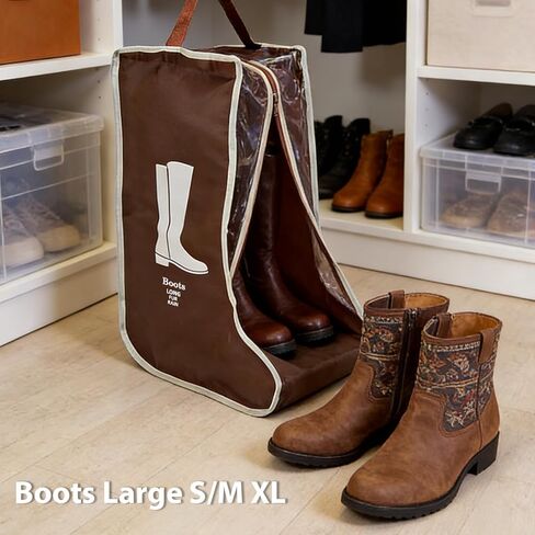 2 Pack Tall Boots Storage, Portable Dust Proof Boot Storage Bags, Shoe Cover Protector Bag for Boots Organizer for Travel and Daily Use in Saudi Arabia
