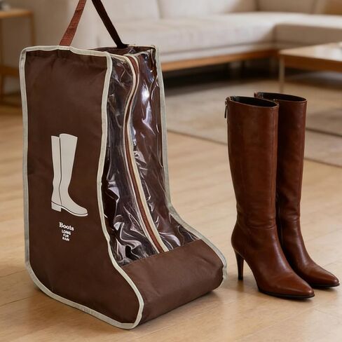 2 Pack Tall Boots Storage, Portable Dust Proof Boot Storage Bags, Shoe Cover Protector Bag for Boots Organizer for Travel and Daily Use in Saudi Arabia