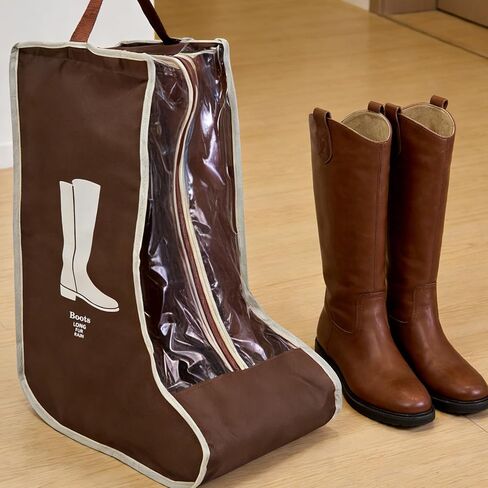 2 Pack Tall Boots Storage, Portable Dust Proof Boot Storage Bags, Shoe Cover Protector Bag for Boots Organizer for Travel and Daily Use in Saudi Arabia