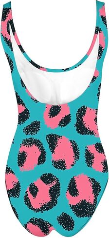 Sexy Backless One-Piece Swimsuit with Padded Bra for Swimming– Printed Tummy Slimming Design, Summer Swimwear for Women in Saudi Arabia