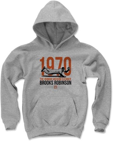500 LEVEL Brooks Robinson Kids Hoodie - Brooks Robinson Catch in Saudi Arabia