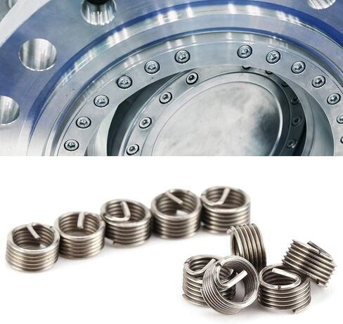 50 قطعة 304 الفولاذ المقاوم للصدأ موضوع إصلاح إدراج عدة عالية القوة M6x0.65x1D مترابطة إدراج للألمنيوم الزنك النحاس البلاستيك الشغل أدوات إصلاح الموضوع المهنية in Kuwait