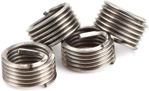 50 قطعة 304 الفولاذ المقاوم للصدأ موضوع إصلاح إدراج عدة عالية القوة M6x0.65x1D مترابطة إدراج للألمنيوم الزنك النحاس البلاستيك الشغل أدوات إصلاح الموضوع المهنية in Kuwait