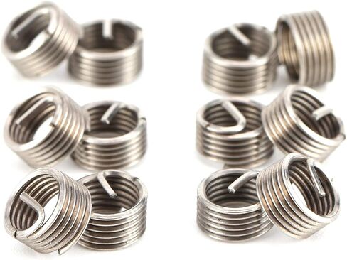 50 قطعة 304 الفولاذ المقاوم للصدأ موضوع إصلاح إدراج عدة عالية القوة M6x0.65x1D مترابطة إدراج للألمنيوم الزنك النحاس البلاستيك الشغل أدوات إصلاح الموضوع المهنية in Kuwait