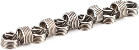 50 قطعة 304 الفولاذ المقاوم للصدأ موضوع إصلاح إدراج عدة عالية القوة M6x0.65x1D مترابطة إدراج للألمنيوم الزنك النحاس البلاستيك الشغل أدوات إصلاح الموضوع المهنية in Kuwait