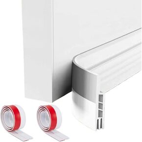 سدادة باب ممتازة قابلة للتعديل - تجريد الطقس تحت الباب باستخدام لاصق قوي، عازل للصوت وموفر للطاقة للأبواب الخارجية/الداخلية، مانع للهواء البارد والضوضاء in Kuwait