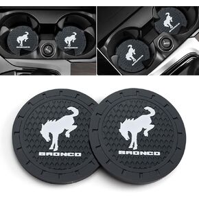 حامل أكواب السيارة كوستر لسيارة فورد موستانج حامل أكواب من السيليكون ملحقات داخلية 2.75 بوصة 2 حزمة in Kuwait