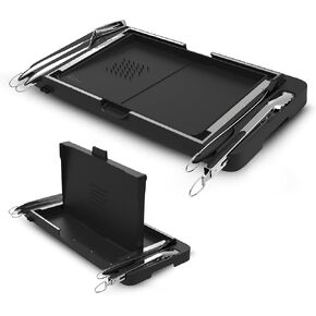 Grillbot FlipTray Dual-Sided Grilling Prep and Serving Tray - Raw/Cooked Food Separation, BBQ Grill Carry System Tray, Built-in Stainless Tools, BPA-Free, Dishwasher Safe, Tray for Outdoor Grill in Saudi Arabia