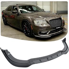 WildWell Front Bumper Lip Splitter Compatible with 2015-2024 Chrysler 300 C S Touring Limited, for Chrysler 300 SRT Front Lip Spoiler Performance Style ABS Glossy Black in Kuwait