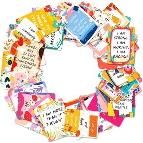 بطاقات تأكيد ديبوسيم 50 قطعة، بطاقات تحفيزية وملهمة يومية للنساء، هدايا للنساء والأصدقاء والرعاية الذاتية in Kuwait