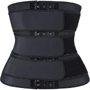 Sweat Waist Trainer for Women Corset Trimmer Shaper Belt Slimming Tummy Wrap Belt Weigh Loss Plus Size Sauna Belt in Saudi Arabia