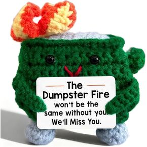 Retirement Gift for Woman, Men – Crochet Emotional Support Plush – Best Going Away Gifts for Coworkers Women, Coworker Leaving Gifts for Women, Men, Teacher, Nurse in Kuwait