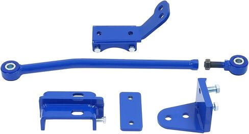 Rear Adjustable Trac Bar Compatible with Ford F53 V10 16-19.5K GVWR SS400 Steel Track Bar Powder Coated Blue in Saudi Arabia