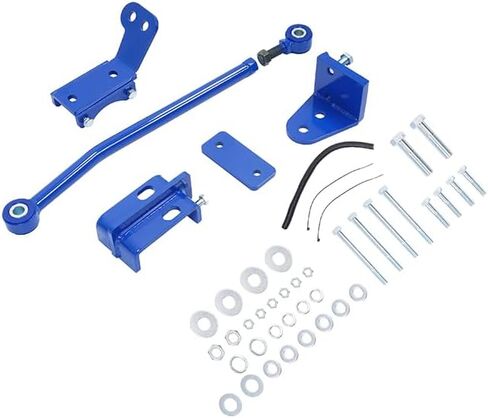 Rear Adjustable Trac Bar Compatible with Ford F53 V10 16-19.5K GVWR SS400 Steel Track Bar Powder Coated Blue in Saudi Arabia