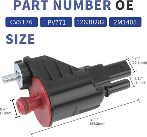 12630282 Vapor Canister Purge Solenoid Valve Fits for 2014-2022 Chevy Silverado, Tahoe, Camaro, Colorado, Suburban, Express/GMC Sierra, Yukon/Buick Enclave/Cadillac Escalade in Saudi Arabia