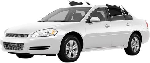 AUTOTEK Precut Windows Tint Film All Sides Cars Sun Blocking Protection Privacy Anti Shatter Glass 2 Ply Film 35% Tint Shade kit for Chevrolet Impala 2006-2013 in Saudi Arabia
