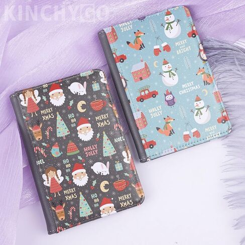 10 عبوات من أغطية حامل جواز السفر المصنوعة من جلد البولي يوريثان DIY فارغة لنقل الحرارة للسفر لبطاقات الائتمان التجارية (رمادي) in Kuwait