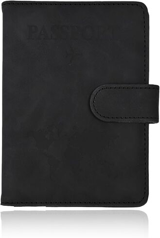 Generic Unisex Adult RFID Protected Passport Holder, Light Blue in Saudi Arabia